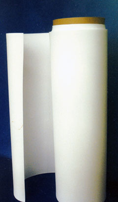 Diffus reflektierender Film OptoPolymer®, 20 x 30 cm, optisches PTFE, Dicke  0,5 mm, klebend